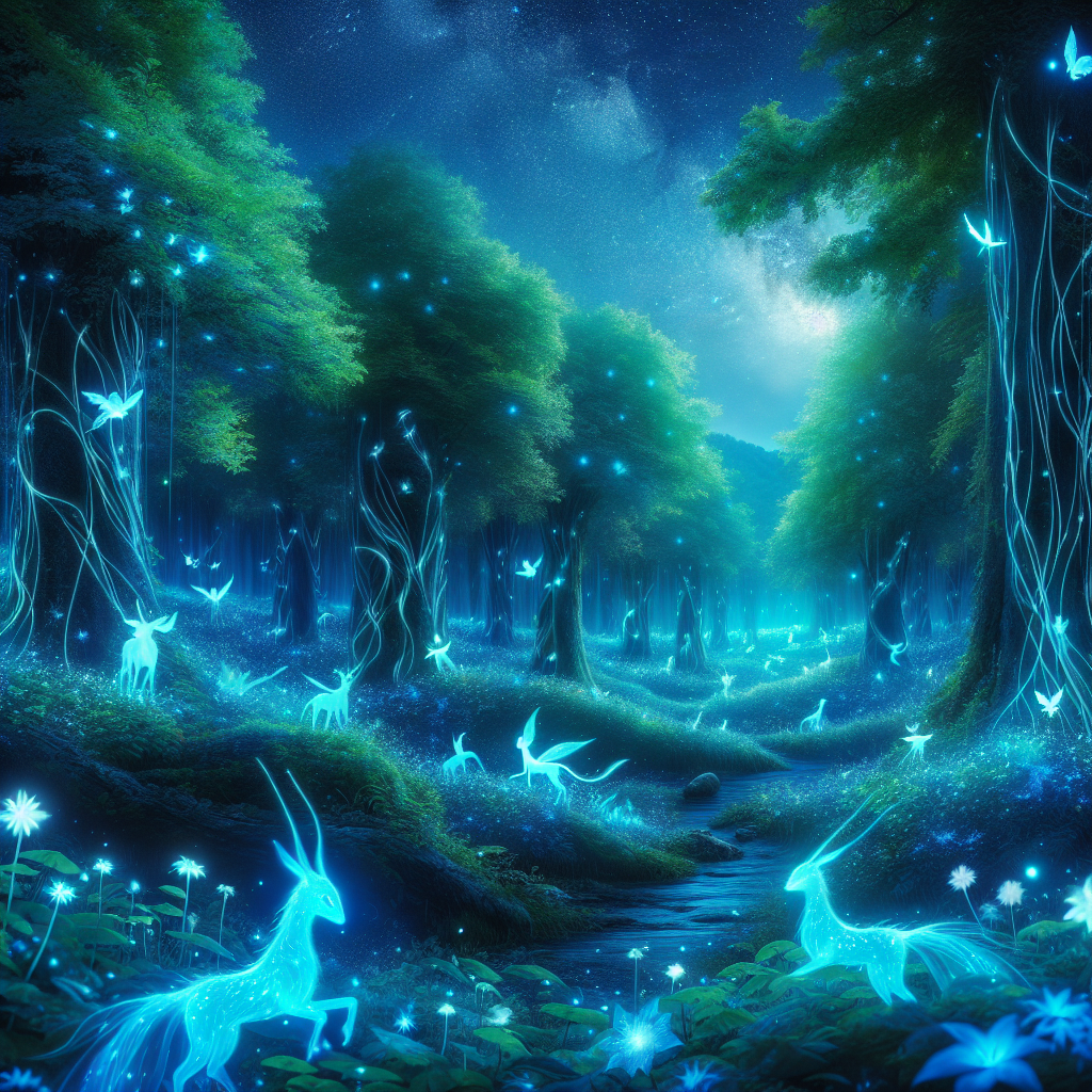 Magical Forest descriptive scene